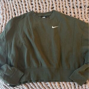 Nike Olive Crewneck Sweatshirt